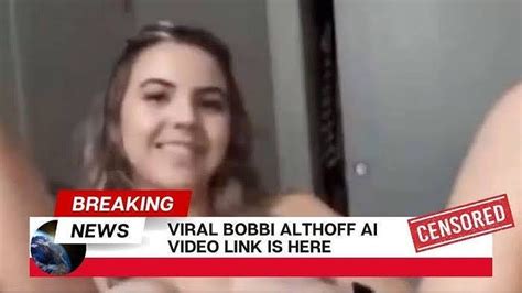 bobbi althoff leak vidoe|Bobbi Althoff Leaked Video